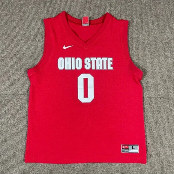 Nike Ohio State Buckeyes Basketball Jersey NCAA #0 Red Youth Large Sullinger - Picture 1 of 6
